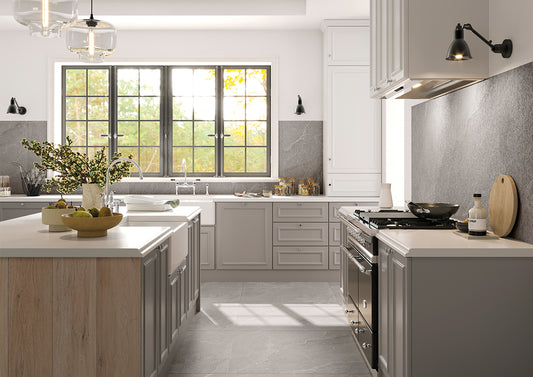 CORT.STONE CENERE 90X90 RETTIFICATO - GRES PORCELLANATO ESMA SRL