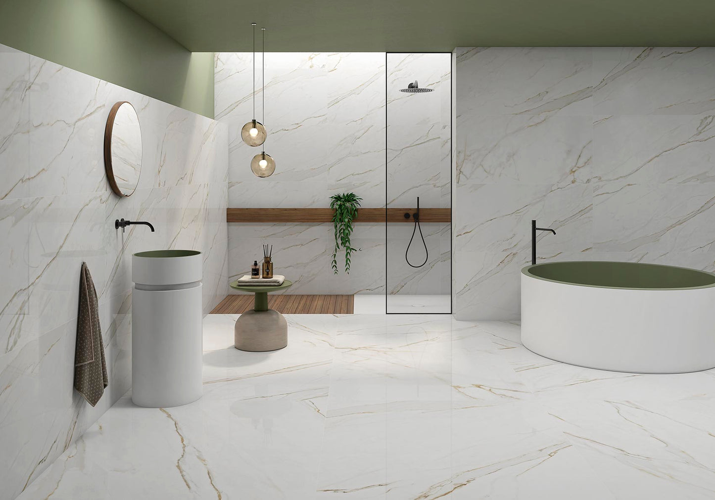 GOLDEN WHITE 60X120 LUCIDO RETTIFICATO - GRES PORCELLANATO ESMA SRL