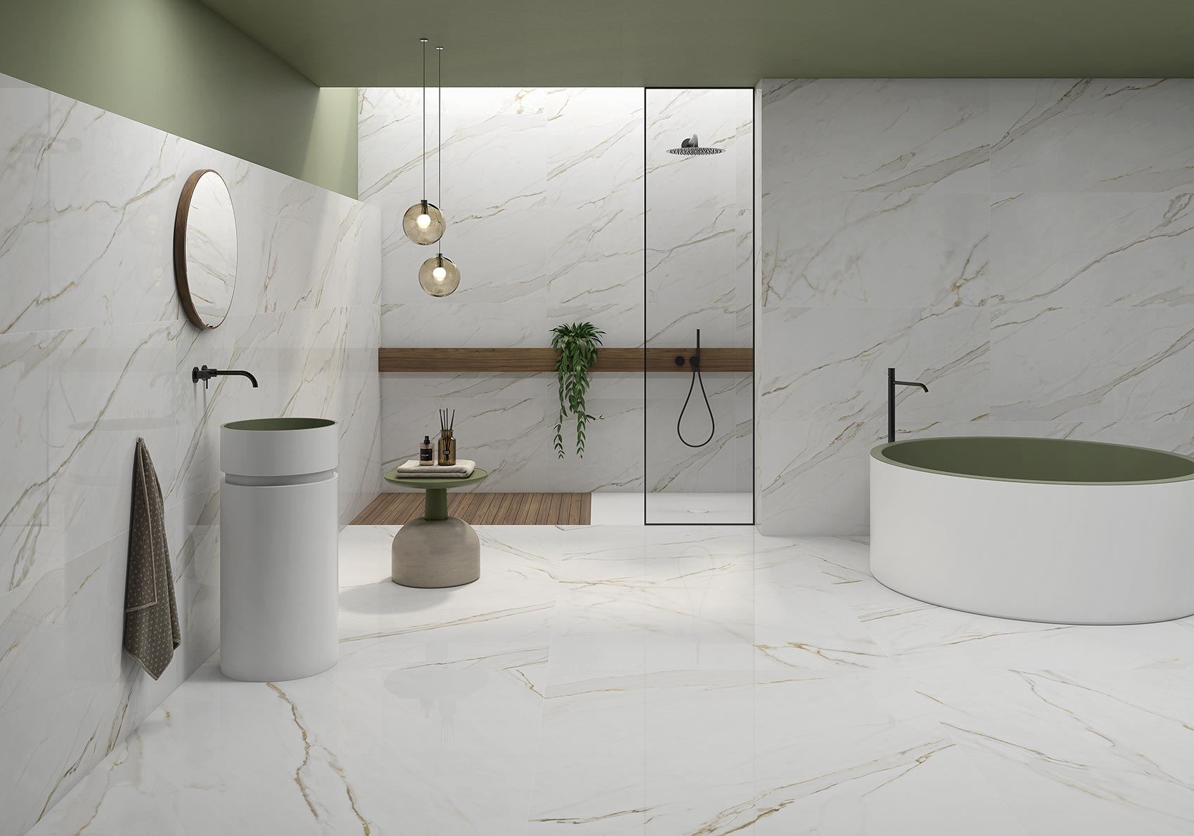 GOLDEN WHITE 60X120 LUCIDO RETTIFICATO - GRES PORCELLANATO ESMA SRL