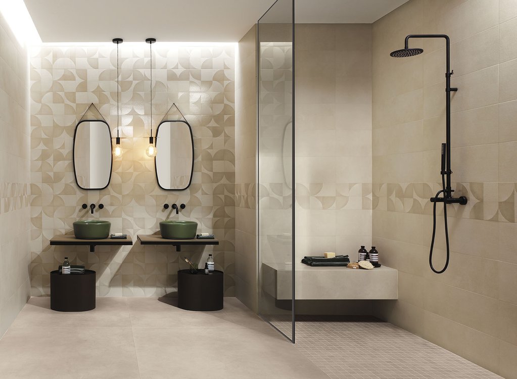 FAP MAT&MORE DECO BEIGE 25X75 - PIASTRELLA DA RIVESTIMENTO ESMA SRL
