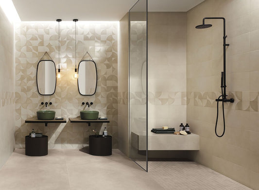 FAP MAT&MORE DECO BEIGE 25X75 - PIASTRELLA DA RIVESTIMENTO ESMA SRL