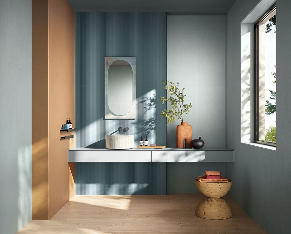 FAP TRUE COLOR GROOVE BLUE 50X120 - PIASTRELLA DA RIVESTIMENTO ESMA SRL